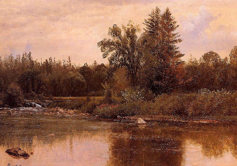 Albert Bierstadt Landscape, New Hampshire Germany oil painting art